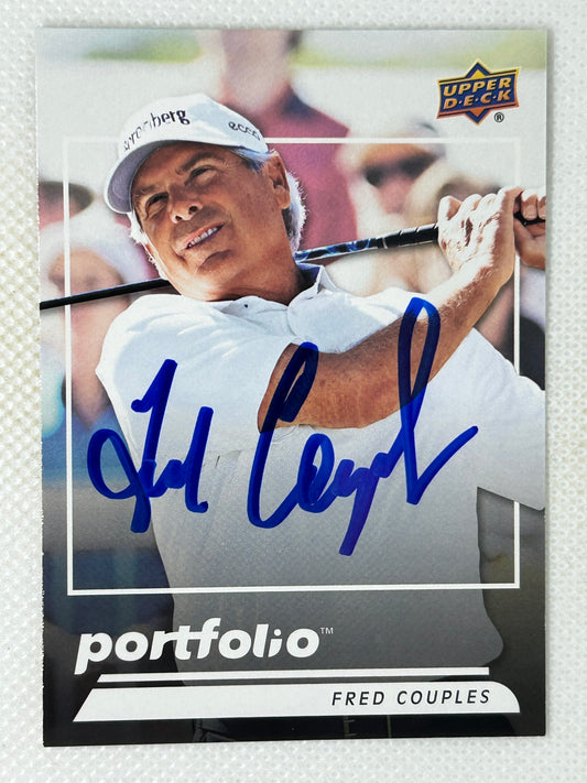 2024 Upper Deck Portfolio #171 Fred Couples Signed Card