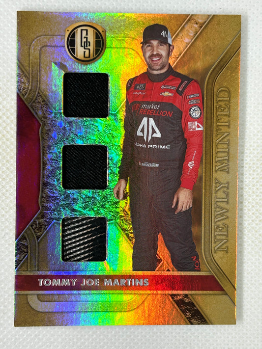 2023 Panini Gold Standard Newly Minted Triple Race Used Relic #GS-TM Tommy Joe Martins