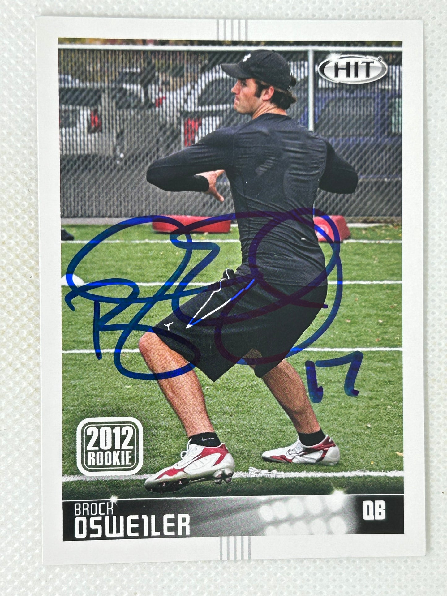 2012 Sage Hit Brock Osweiler #143 Signed Card Denver Broncos