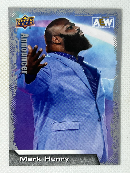 2022 Upper Deck AEW All Elite Wrestling #99 Mark Henry