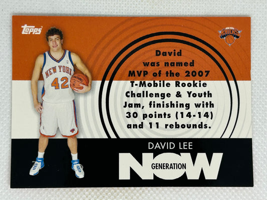 2007-08 Topps Generation Now David Lee New York Knicks #GN16