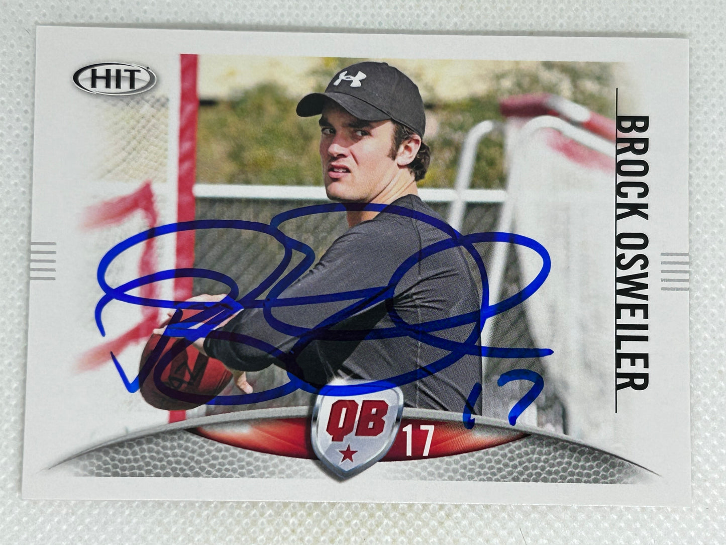 2012 Sage Hit Brock Osweiler #117 Signed Card Denver Broncos