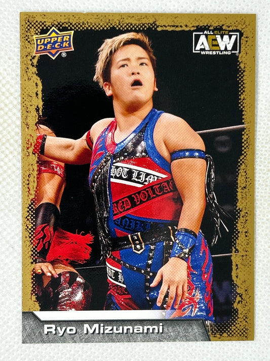 2022 Upper Deck AEW All Elite Wrestling Gold Ryo Mizunami #68