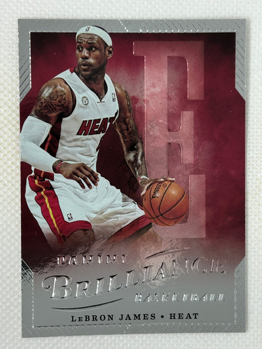 2012-13 Panini Brilliance Spellbound “E” Lebron James #41 Miami Heat