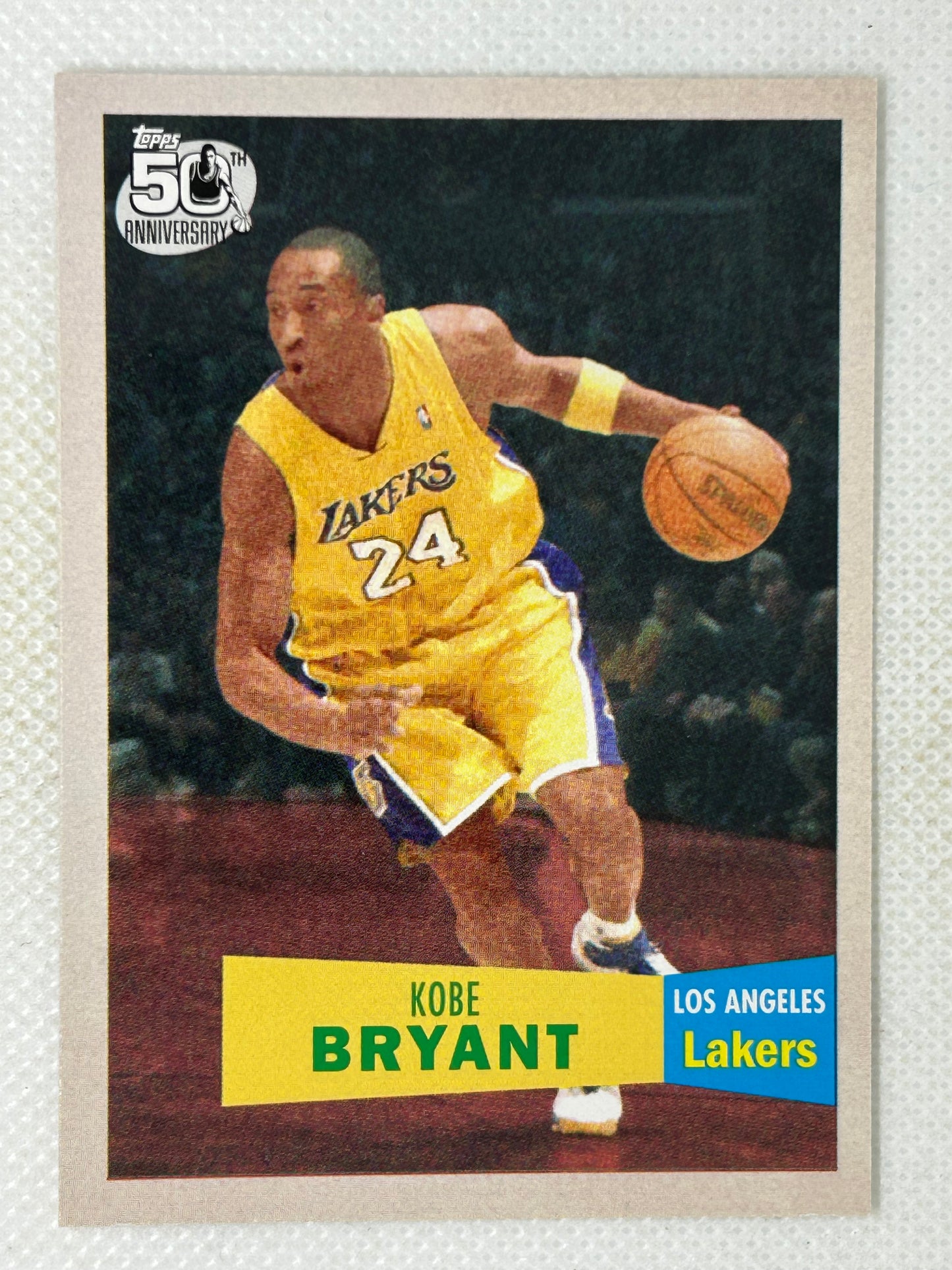 2007-08 Topps 50th Anniversary Retro Kobe Bryant #24 Los Angeles Lakers