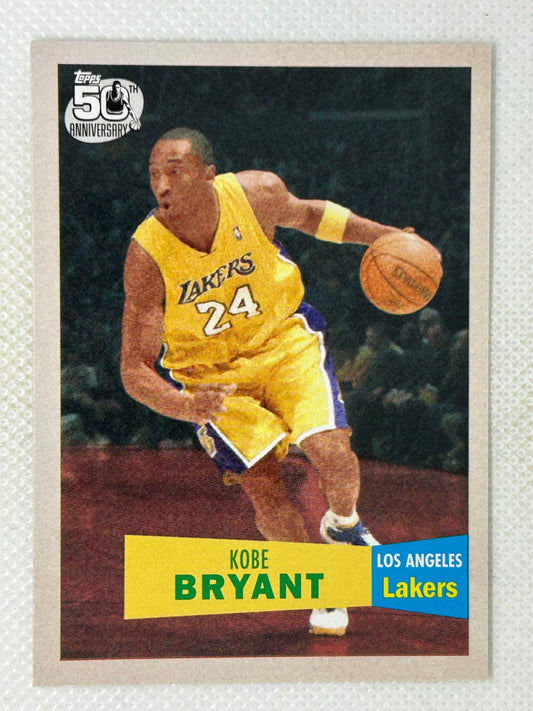 2007-08 Topps 50th Anniversary Retro Kobe Bryant #24 Los Angeles Lakers