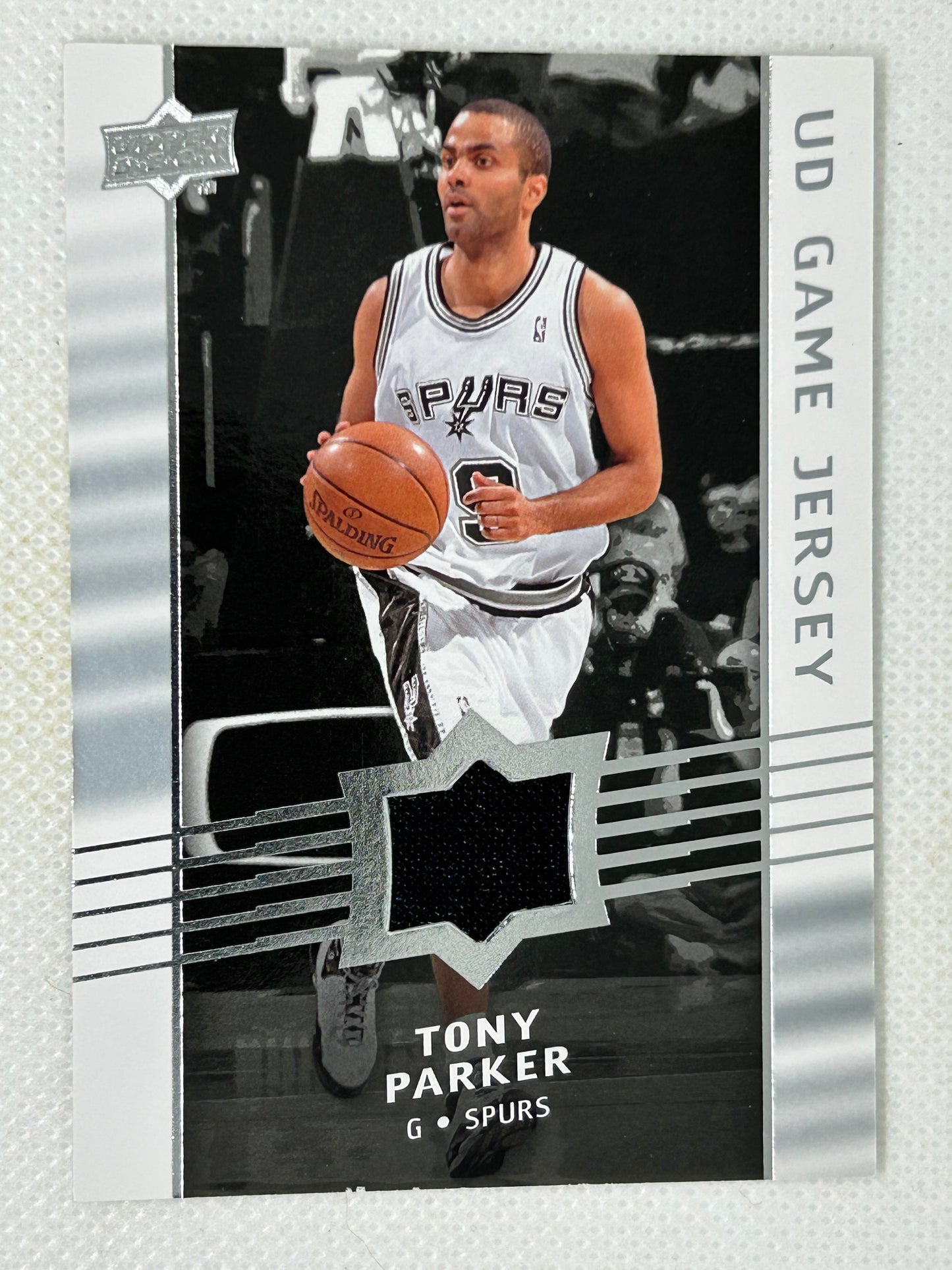 2007-08 Upper Deck Game Jersey Tony Parker #GJ-TP HOF San Antonio Spurs