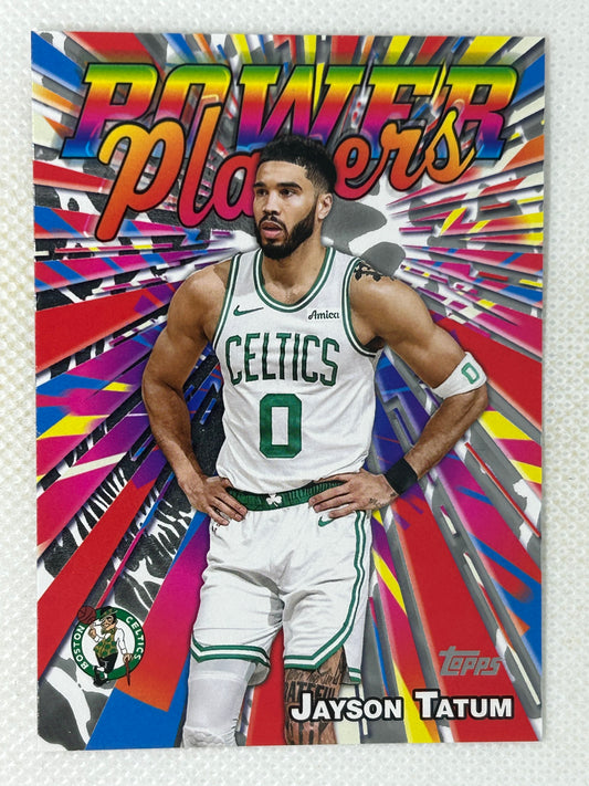 2025-26 Topps Jayson Tatum Power Players #PP-5 Boston Celtics