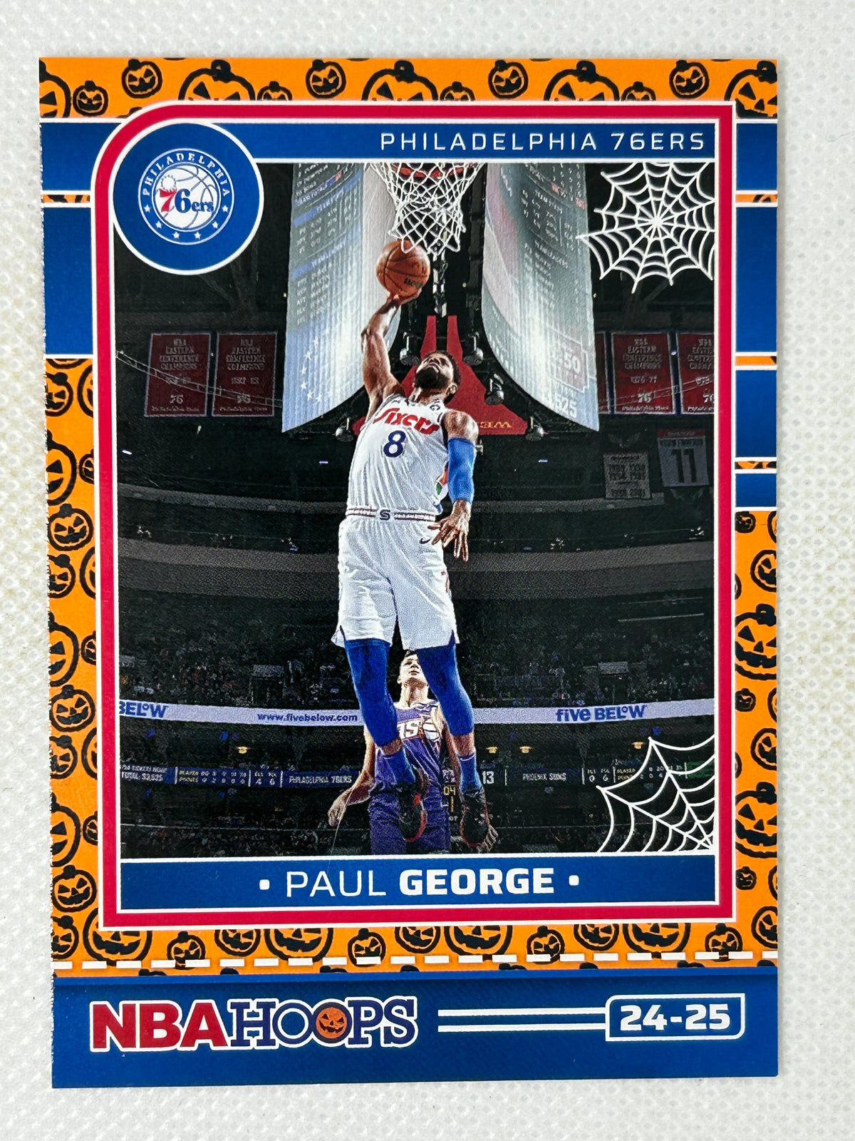 2024-25 NBA Hoops Pumpkin Paul George #40 Philadelphia 76ers