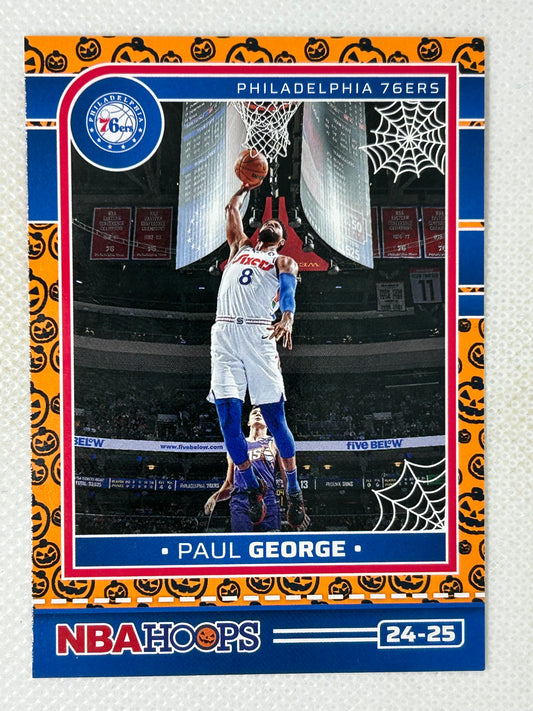 2024-25 NBA Hoops Pumpkin Paul George #40 Philadelphia 76ers