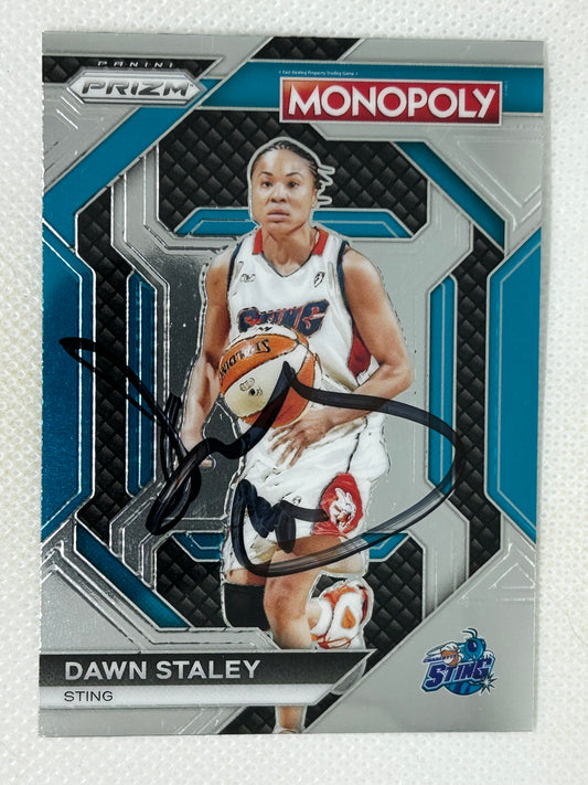2024 Panini Prizm Monopoly WNBA Dawn Staley #WNBA1 All-Star Charlotte Sting Signed Card