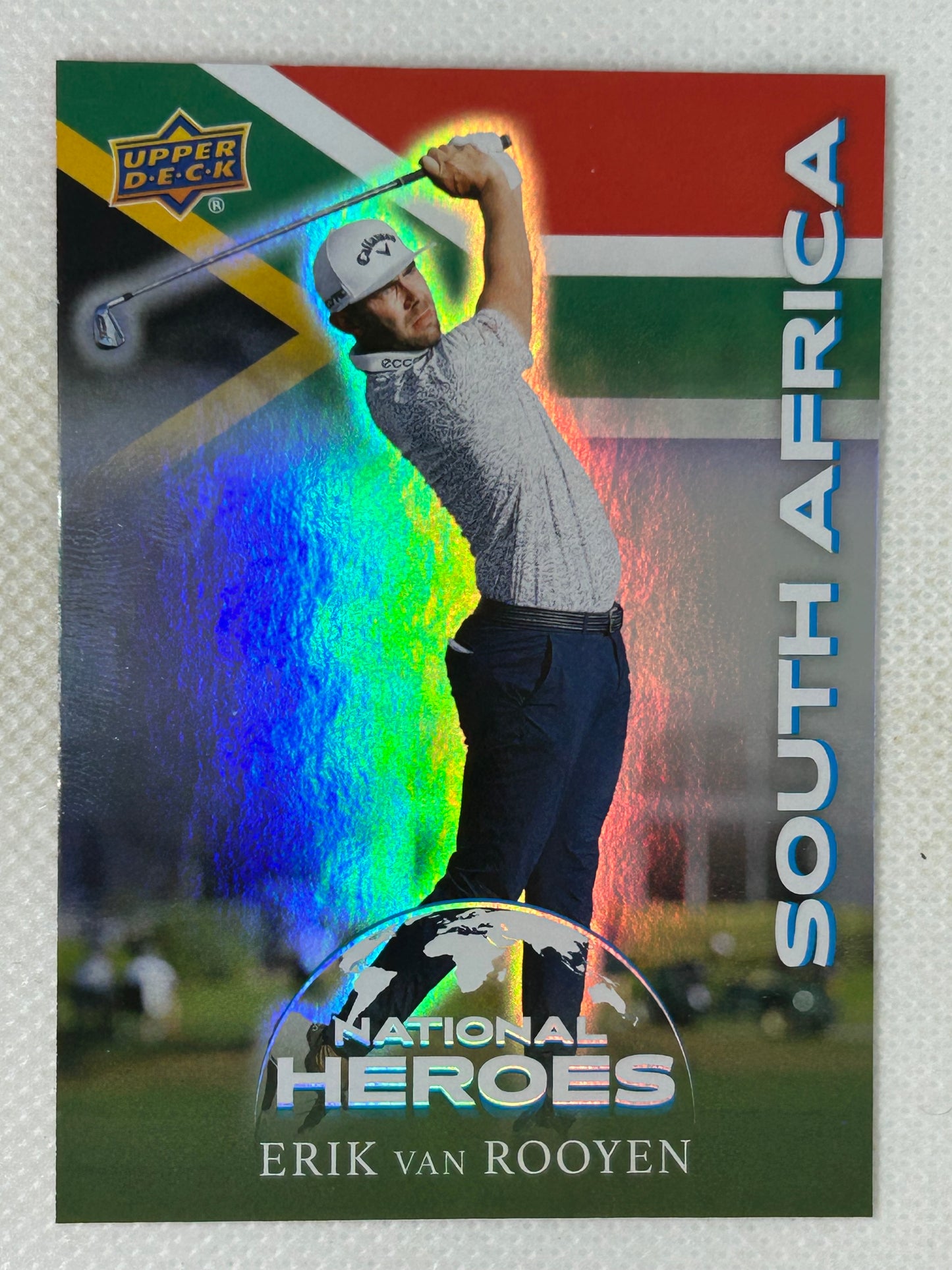 2026 Upper Deck Golf National Heroes South Africa Erik Van Rooyen #NH-12