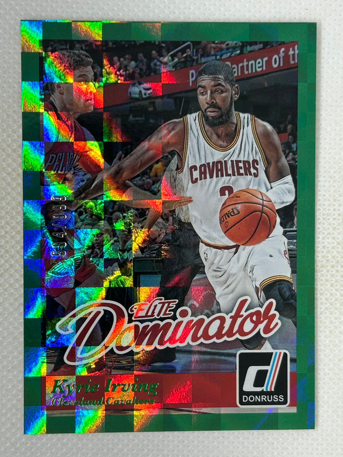2014-15 Panini Donruss Elite Dominator #18 Kyrie Irving /999 Cleveland Cavaliers