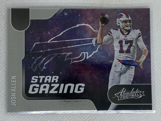 2022 Panini Absolute Star Gazing Josh Allen SG-1 Buffalo Bills
