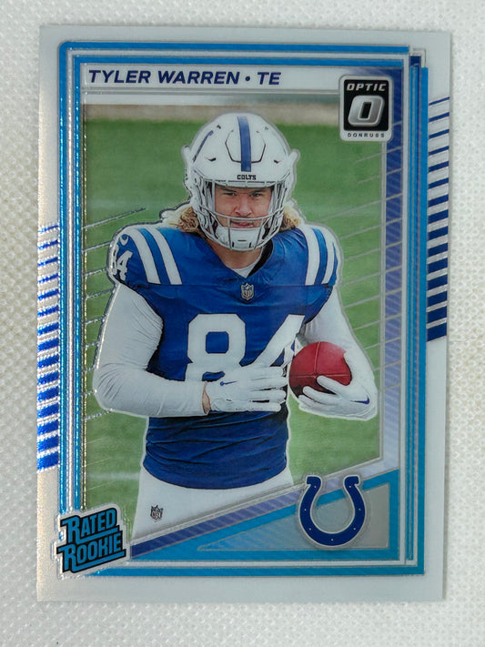 2025 Panini Donruss Optic Rookie Tyler Warren #234 Indianapolis Colts