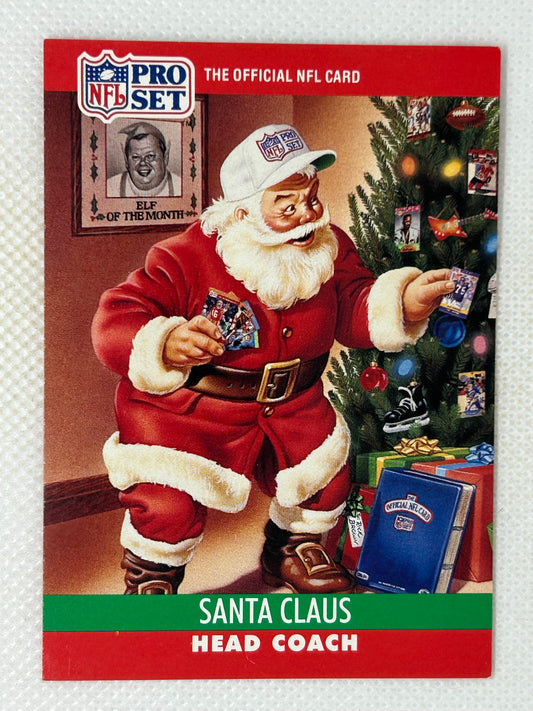 1990 NFL Pro Set Santa Claus #1990 SP (#3)