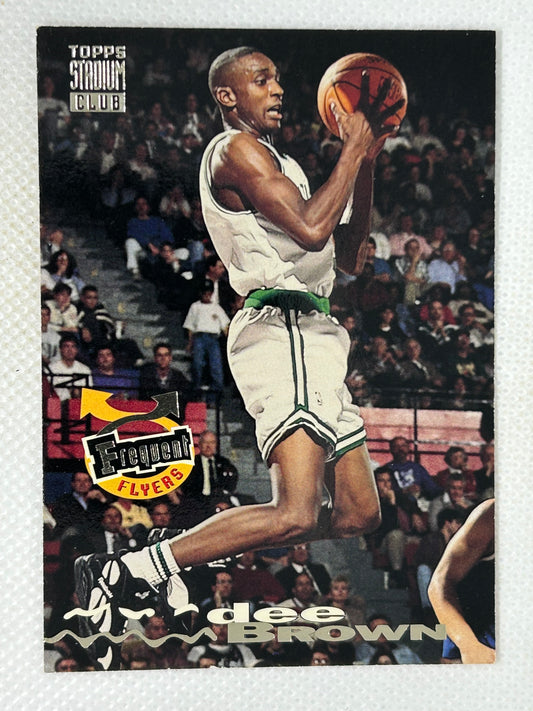 1993-94 Topps Stadium Club Frequent Flyers #349 Dee Brown Boston Celtics