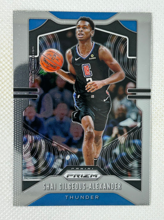 2019-20 Panini Prizm #122 Shai Gilgeous-Alexander Oklahoma City Thunder