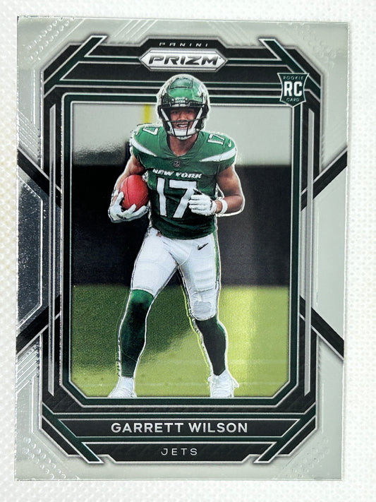 2022 Panini Prizm Rookie Card Garrett Wilson #309 New York Jets