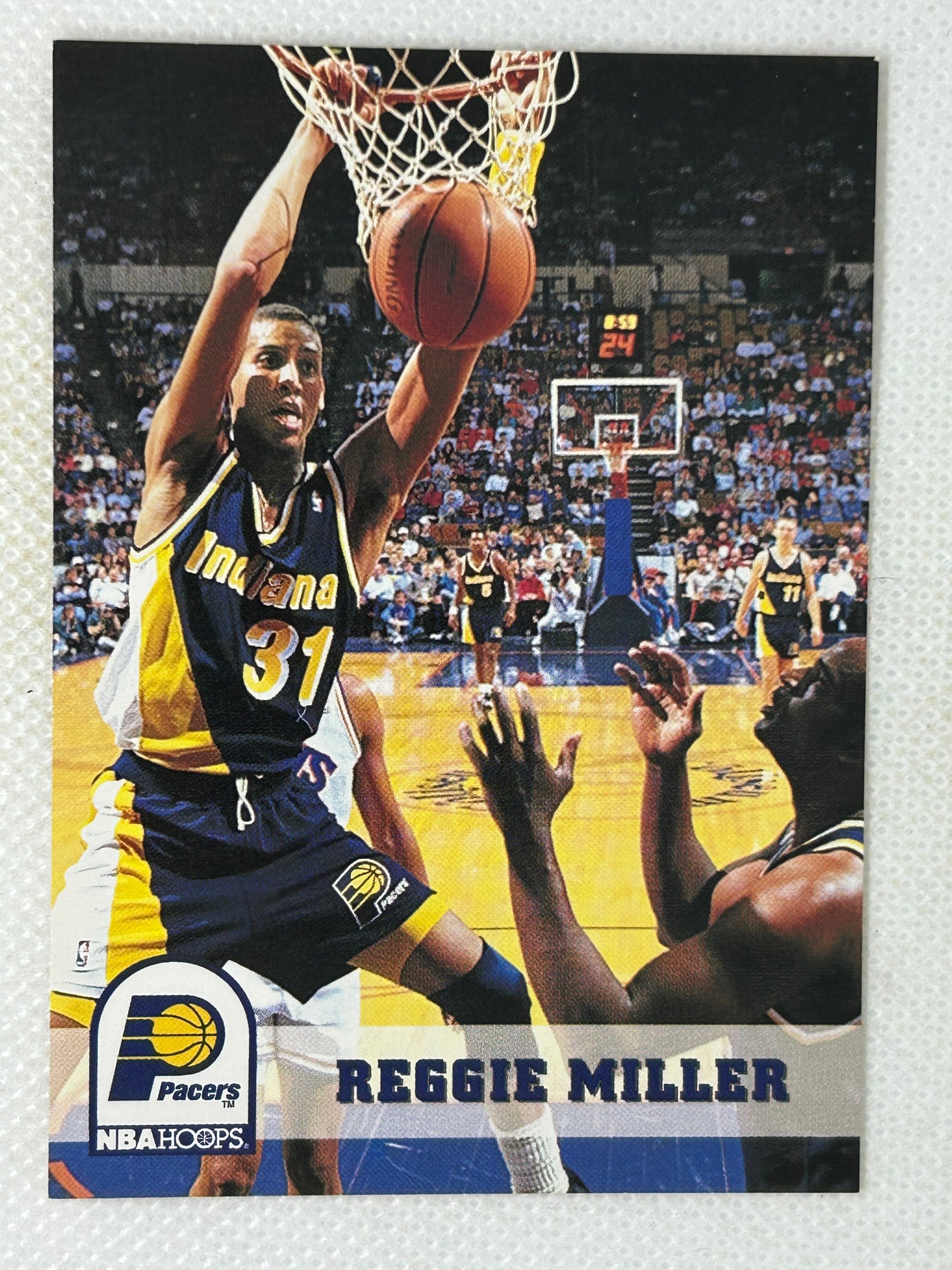 1993-94 NBA Hoops #87 Reggie Miller Indiana Pacers