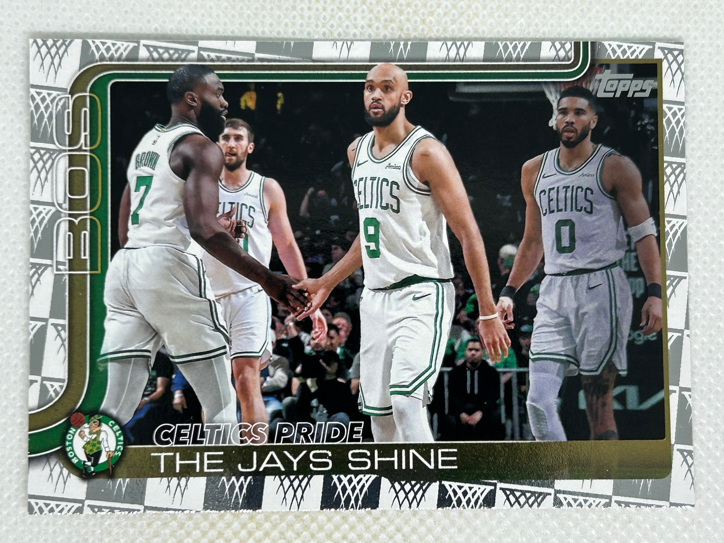 2025-26 Topps Season Tip Off #272 Celtics Pride "The Jays Shine" Boston Celtics