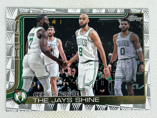 2025-26 Topps Season Tip Off #272 Celtics Pride "The Jays Shine" Boston Celtics