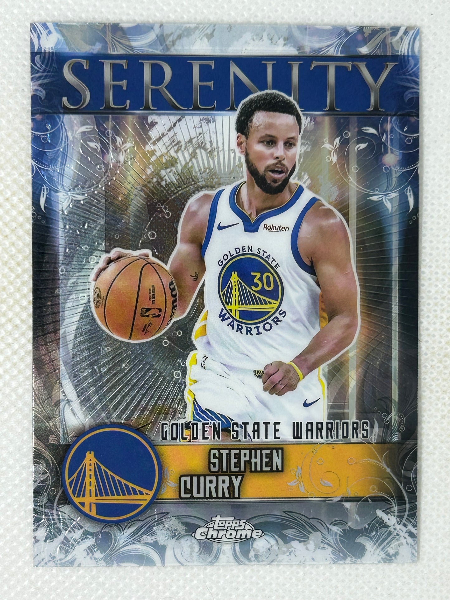 2025-26 Topps Chrome Stephen Curry Serenity #SY-3 Golden State Warriors