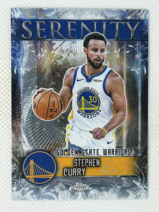 2025-26 Topps Chrome Stephen Curry Serenity #SY-3 Golden State Warriors