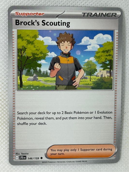 Pokémon Journey Together Common - Brock's Scouting 146/159