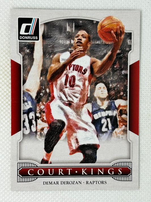 2014-15 Panini Donruss Court Kings DeMar DeRozan #42 Toronto Raptors