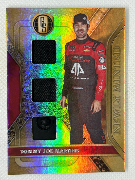 2023 Panini Gold Standard Newly Minted Triple Race Used Relic #GS-TM Tommy Joe Martins