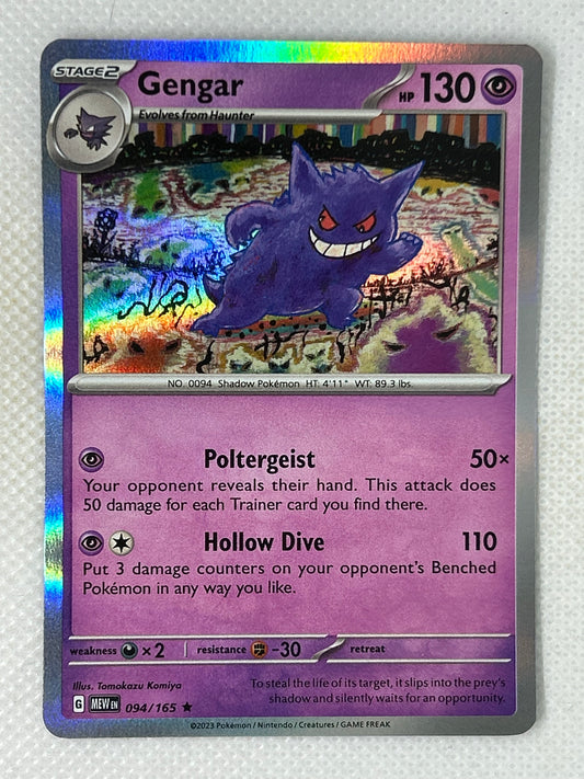 Pokémon TCG Scarlet & Violet-151 Holo Rare Gengar 094/165