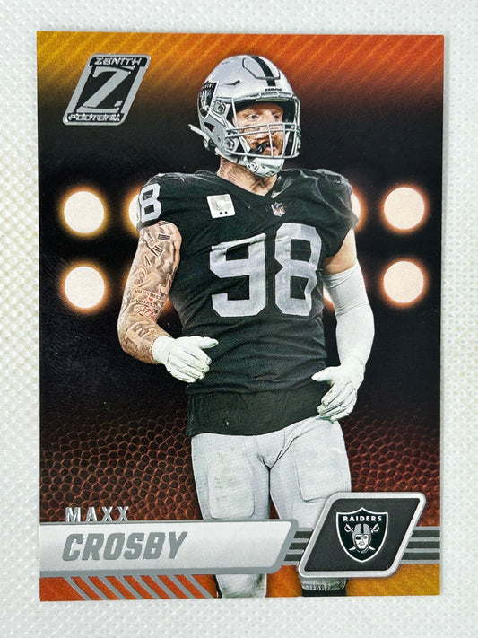 2023 Panini Zenith Maxx Crosby #55 Las Vegas Raiders