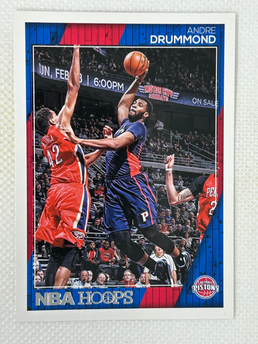 2016-17 Panini Hoops Red Back SP Andre Drummond #151 Detroit Pistons