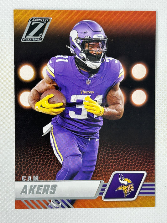 2023 Panini Zenith Cam Akers #61 Minnesota Vikings
