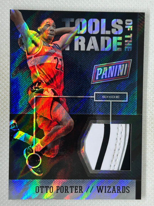 2014 Panini National Convention Tools of the Trade Cracked Ice Shoe Relic Otto Porter #5 Washington Wizards