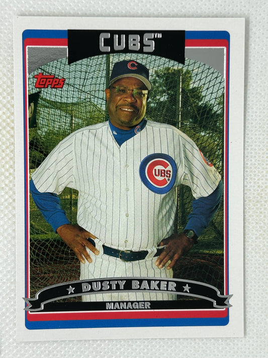 2006 Topps #271 Dusty Baker Chicago Cubs