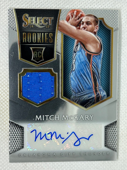 2014-15 Panini Select Rookie Jersey Auto /199 Mitch McGary #23 Oklahoma City Thunder