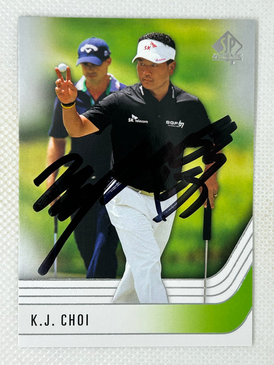 2020 SP Authentic Golf KJ Choi #39 Signed Card