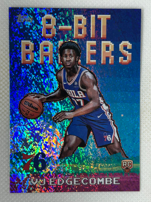 2025-26 Topps VJ Edgecombe Holofoil 8-Bit Ballers 8B-33 Philadelphia 76ers