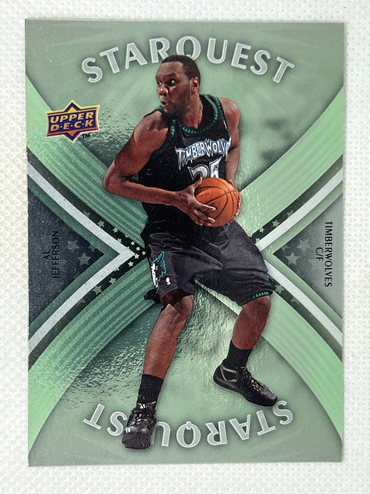 2008-09 Upper Deck StarQuest Common SQ-18 Al Jefferson Minnesota Timberwolves