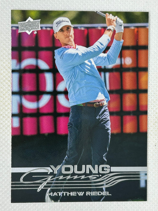 2026 Upper Deck Golf Young Guns Rookie #116 Matthew Riedel