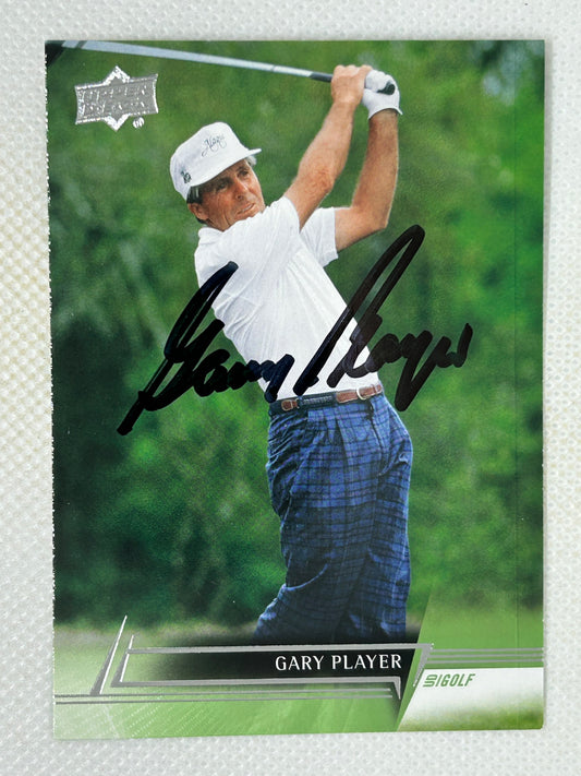 2024 Upper Deck Golf Gary Player #36 Signed Card