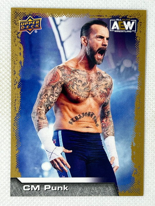2022 Upper Deck AEW All Elite Wrestling Gold #15 CM Punk