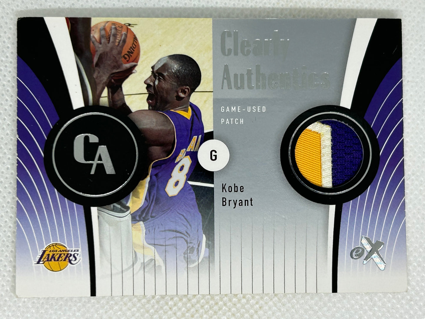 2006-07 Fleer EX Clearly Authentics /75 Prime Patch Kobe Bryant #CA-BR Los Angeles Lakers