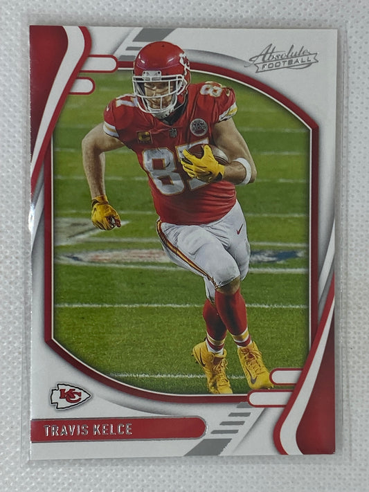 2021 Panini Absolute Football Travis Kelce #6 Kansas City Chiefs