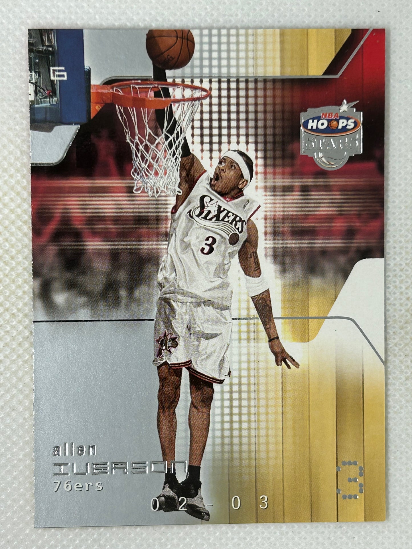 2002-03 NBA Hoops Stars Allen Iverson #3 Philadelphia 76ers