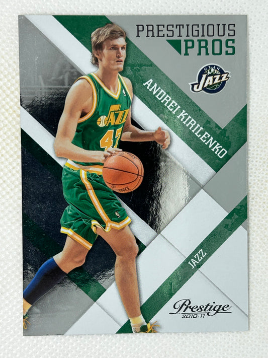 2010-11 Panini Prestige Prestigious Pros #52 Andrei Kirilenko /499 Utah Jazz