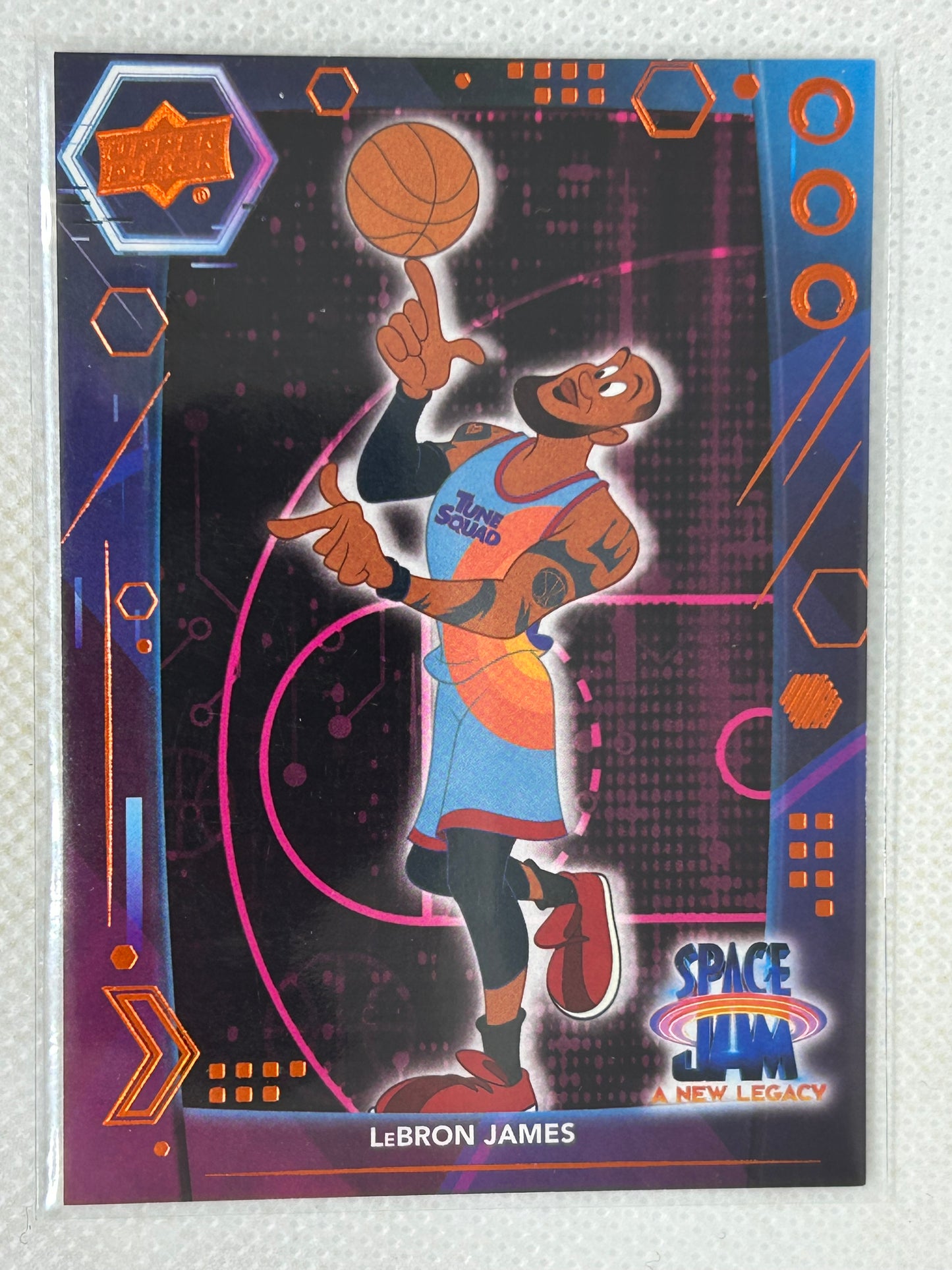 2021 Upper Deck Space Jam: A New Legacy Orange #1 LeBron James