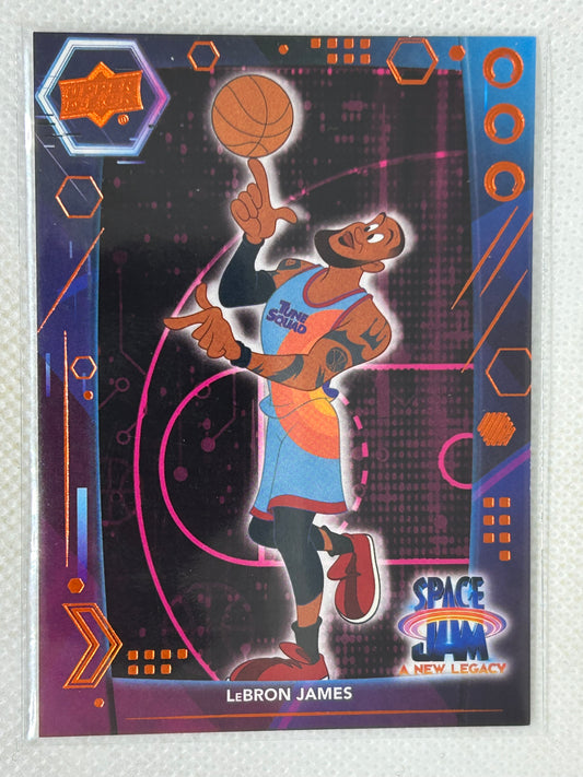 2021 Upper Deck Space Jam: A New Legacy Orange #1 LeBron James